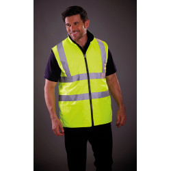 Gilet polaire réversible haute visibilité (HV008F) personnalisé