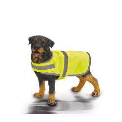 Veste pour chien visibilité avec bordure réfléchissante (HVDW15) personnalisé