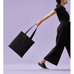 Sac de courses en coton avec hanses longues personnalisé