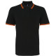 Polo passepoilé coupe classique homme - col contrasté personnalisé