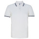 Polo passepoilé coupe classique homme - col contrasté personnalisé