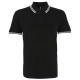 Polo passepoilé coupe classique homme - col contrasté personnalisé