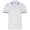 Polo passepoilé coupe classique homme - col contrasté personnalisé