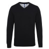 Pull col V homme en coton mélangé personnalisé