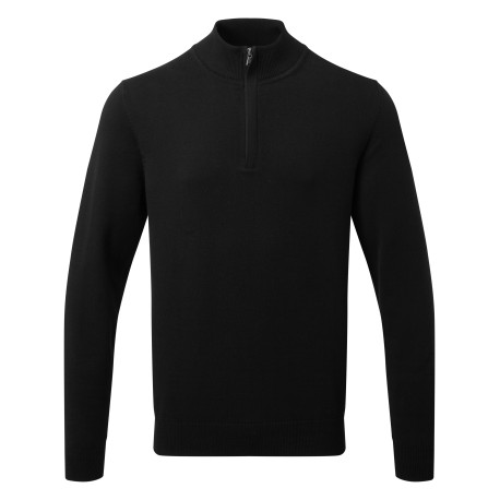 Pull homme zip 1/4 personnalisé