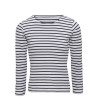 T-shirt marinière « coastal » femme à manches longues personnalisé