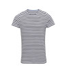 T-shirt marinière « coastal » homme à manches courtes personnalisé