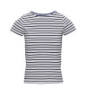 T-shirt marinière « coastal » femme à manches courtes personnalisé