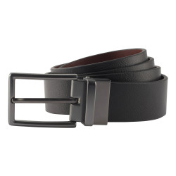 Ceinture homme double sens en cuir personnalisé