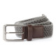 Ceinture homme effet délavé vintage en toile personnalisé