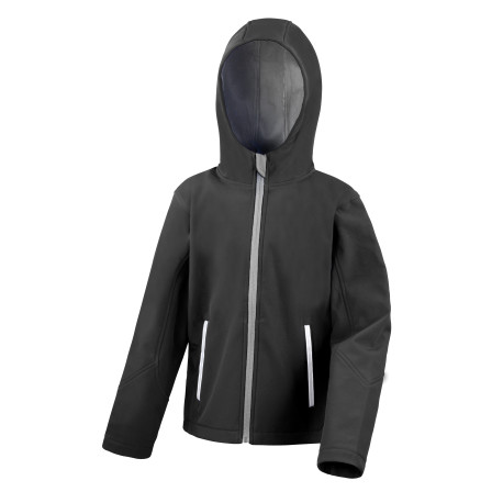 Veste softshell à capuche Core junior TX performance personnalisé