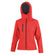 Veste softshell à capuche Core TX performance Femme personnalisé