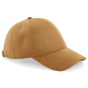 Casquette 6 panneaux en faux daim personnalisé