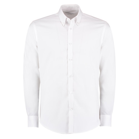 Chemise Sergé Oxford Coupe Slim à Manches Longues Sans Repassage personnalisé