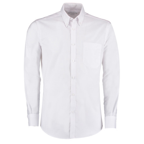 Chemise Oxford de travail à manches longues slim personnalisé