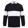 Maillot de rugby à bandes contrastées personnalisé