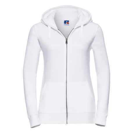 Sweat-shirt à capuche zippé authentic pour femme personnalisé