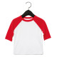 T-shirt de baseball jeune enfant à manches 3/4 personnalisé