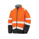 Printable safety softshell jacket personnalisé