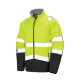 Printable safety softshell jacket personnalisé