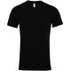 T-shirt col rond unisexe en jersey personnalisé