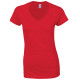 T-shirt col V Softstyle™ Femme personnalisé