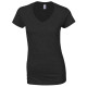 T-shirt col V Softstyle™ Femme personnalisé