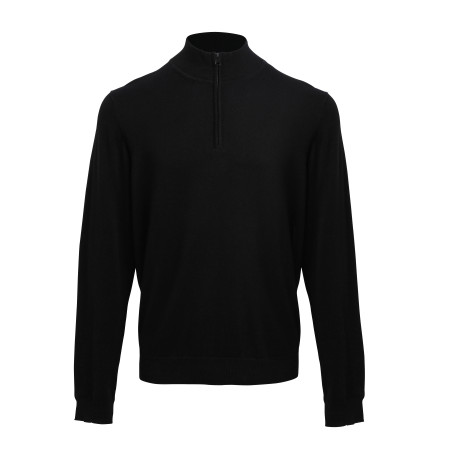 Sweat en tricot 1/4 zip personnalisé