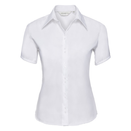 Chemise manches courtes sans repassage pour femme personnalisé