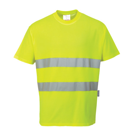 T-shirt confort en coton (S171) EN ISO 20471 CLASSE 2 personnalisé