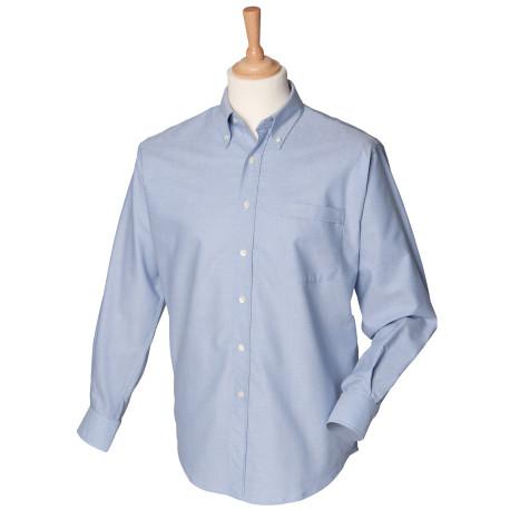 Chemise Oxford classique à manches longues Homme personnalisé