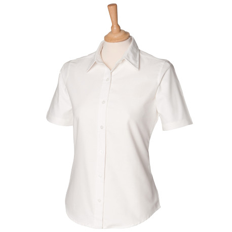 Chemise Oxford classique à manches courtes Femme personnalisé