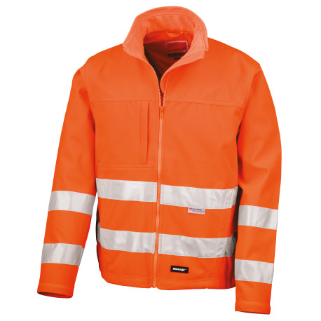 Blouson softshell haute visibilité EN471 Class 2 personnalisé