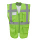 Gilet multifonction haute visibilité pour cadres (HVW801) personnalisé