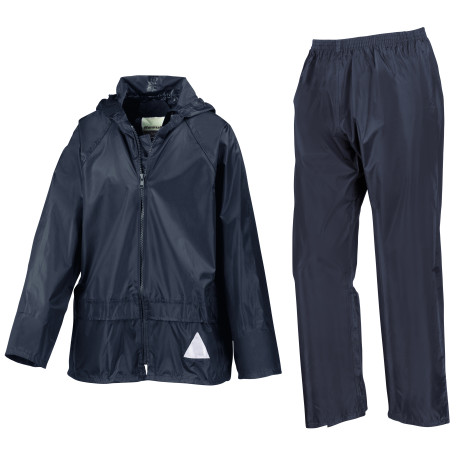 Ensemble veste/pantalon imperméable épais Junior personnalisé