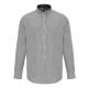 Chemise à rayures Oxford en coton majoritaire pour homme personnalisé