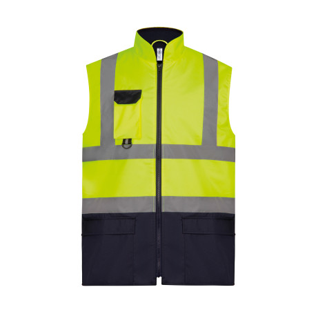 Bodywarmer Rembourré Haute Visibilité (HV005) personnalisé