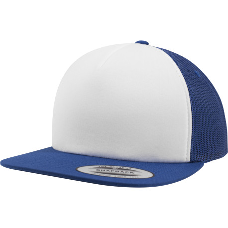 Casquette foam trucker, devant blanc (6005FW) personnalisé