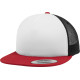 Casquette foam trucker, devant blanc (6005FW) personnalisé