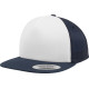 Casquette foam trucker, devant blanc (6005FW) personnalisé