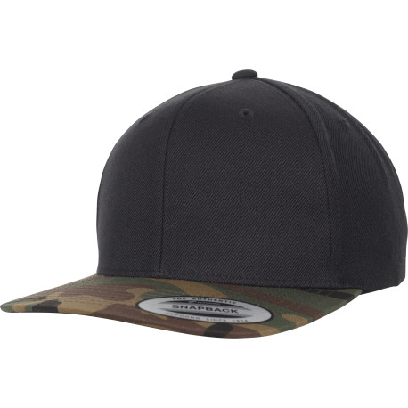 Casquette camo à bouton-pression bicolore classique (6089TC) personnalisé