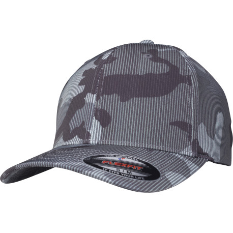 Casquette camo à rayures Flexfit (6277CS) personnalisé