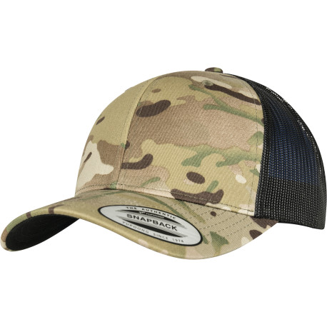 Casquette trucker rétro Multicam® (6606MC) personnalisé