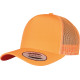 Casquette camionneur fluo rétro (6506NT) personnalisé