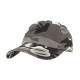 Casquette camo effet délavé profil bas (6245CW) personnalisé