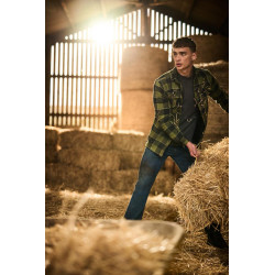 Shelford insulated check shirt personnalisé