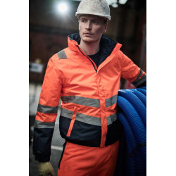 Pro hi-vis classic bomber jacket personnalisé