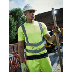 Pro hi-vis short sleeve t-shirt personnalisé