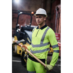 Pro hi-vis ls polo shirt personnalisé