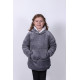 Le sweat à capuche Ribbon pour enfants de style sherpa, confortable, réversible et oversize personnalisé